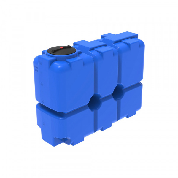 Бак (емкость) прямоугольный пластиковый ST 2000 л с резьбовой крышкой Бак (емкость) прямоугольный пластиковый ST 2000 л с резьбовой крышкой